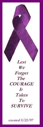 Purple Survivors Ribbon