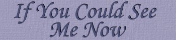 If You Could See Me Now Banner